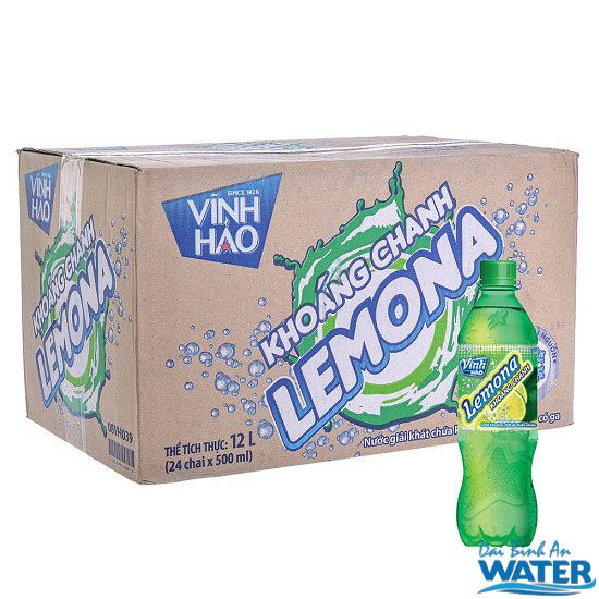 Nước khoáng chanh có gas